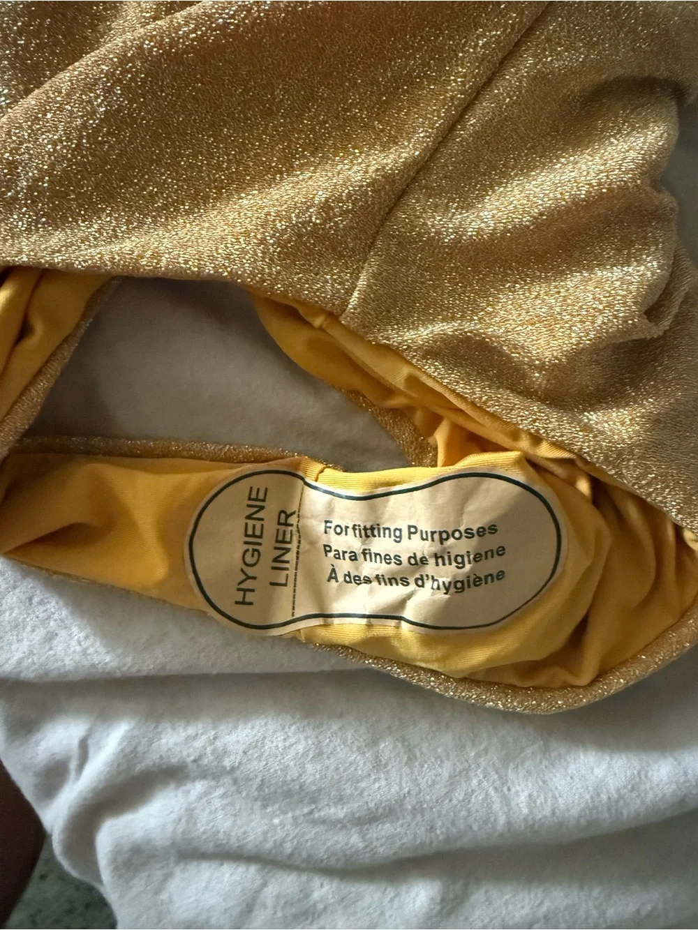 Lulu's Gold One-Piece Swimsuit